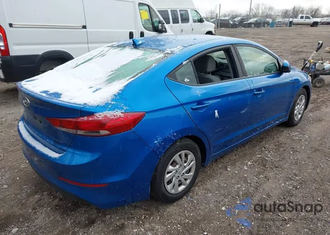 2017 Hyundai Elantra Se z USA, uszkodzony, nr VIN 5NPD74LFXHH076098